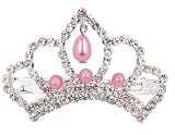 Aria Parisian Pearl Tiara Pink