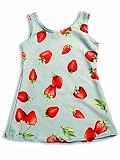 LTP by Les Tout Petites - Girls Tank Style Sun Dress, Lt. Blue/Red