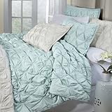 Polaris Pleat Comforter - KIng - Ivory