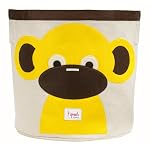 3 Sprouts Organic Storage Bin, Monkey