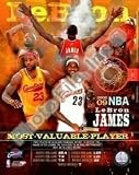 LeBron James Cleveland Cavaliers NBA 8x10 Photograph 2008/09 NBA MVP Collage