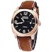 CURREN Men Nubuck Leather Outdoor Date Sport Quartz Wrist Watch Brown