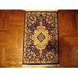 1x1 Hand Knotted Qom/Qum/Ghom All Silk Persian Rug - 1'6 x 1'1