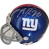 Antrel Rolle Autographed New York Giants Mini Helmet - Autographed College Mini Helmets