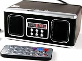 ECHTES USB SD RADIO MIT AKKU + FERNBEDIENUNG SU-10