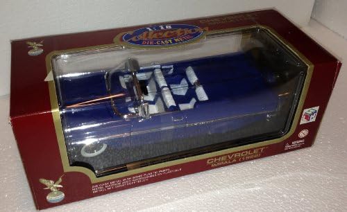 1959 CHEVROLET IMPALA Road Legends BLUE CONVERTIBLE Collector's Edition 1:18 Diecast Metal (1990's)
