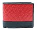 StarHide Designer RFID Wallet For Men | Made From Real Leather and Superior RFID Blocking Materials For Complete Credit Card Protection | Red Black 1170
