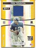 Deacon Jones & Fran Tarkenton 2006 Donruss Elite Back to the Future Jersey Card #17 104/299 New York Giants