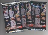 2008 Upper Deck Documentary Baseball Cards Unopened Pack (15 cards/pack) -3 PACK LOT - Randomly Inserted Autographs!