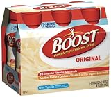 Boost Nutritional Energy Drink, Vanilla, 8 Ounce Bottle (Pack of 24)