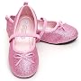 Luna International Fuchsia Glitter Shoes Toddler 5/6-Little Girl 11/12