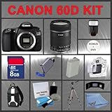 Canon EOS Rebel 60D 18 MP Digital SLR Camera with Canon EF-S 18-135mm f/3.5 ....