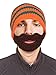 Unisex Ski Wacky Beard Knit Winter Hat Beanie