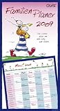 Oups Familienkalender 2009: Wand-Terminplaner fuer die ganze Familie. Platz fuer 6 Personen mit liebevollen Cartoons