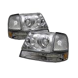98-01 FORD RANGER HALO PROJECTOR HEADLIGHTS - CHROME by Sonar