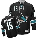 Reebok San Jose Sharks Dany Heatley Premier Third Jersey Large