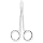 Stainless Steel Non Sterile Straight Iris Scissor, 4-1/2" Length, For Single Use (Pack of 100)