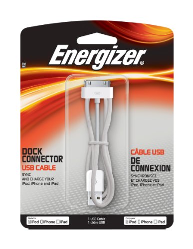 Energizer CB-APW70 Apple Dock Connector Charging Cord
