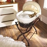 Izziwotnot – Cream Gift – Dark Wicker Moses Basket