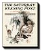 Skinny Dipping, c.1911 Stretched Canvas Poster Print by Joseph Christian Leyendecker, 18x22