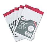 Ampad® Quadrille Pads, 5 x 8, White, 6 100-Sheet Pads per Pack