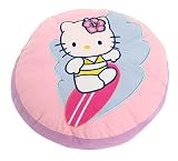 NEW Hello Kitty Surfin Round Decorative Pillow - Pink