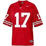 Nike Ohio State Buckeyes #17 Scarlet Replica Football Jersey