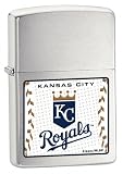 Kansas City Royals Satin Chrome Zippo Lighter