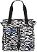 HURLEY Flocked Zebra School Tote