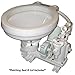 Raritan Hi-Boy Electric Toilet - White Household Style Bowl - 12v