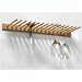 Kitchen & Housewares : Stemware Rack (Natural) (1.5'H x 21.5' L x 8' D (peg 7'D))