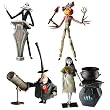 Tim Burton's the Nightmare Before Christmas Active Label Figures Series 1 Set of 4