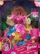 1996 - Mattel - Blossom Beauty Barbie - Dress Becomes a Floral Bouquet - Magical Sprinkles Glitter - w/ Magic Fairy - New - Out of Production - Collectible