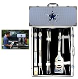 Bergamot Dallas Cowboys 8 Piece Barbeque Tool Set w/Case
