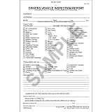 PARTSMART SMR115B Document, Detailed Driver's Vehicle Inspection Reports; 2-ply, Book Format, Carbonless (Pack of 10)