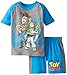 Disney Boys' Toy Story Short Sleeve T-Shirt and Jersey Short 2-Piece Set