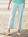 Gingham-check Ankle Pants