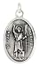 Sterling Silver St. John Baptist Medal 15/16
