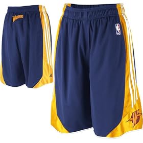 adidas Golden State Warriors 3-Stripe Short
