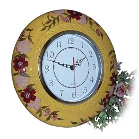 Floral Garden Collection Decorative Clock