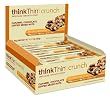 thinkThin Crunch, Caramel Chocolate Mixed Nuts, Gluten Free, 1.41-Ounce Bars (Pack of 10)