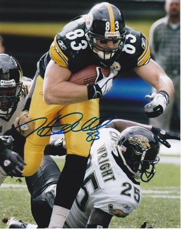 Heath Miller Autographed Pittsburgh Steelers 8x10 Photo - 2x Super Bowl Champion