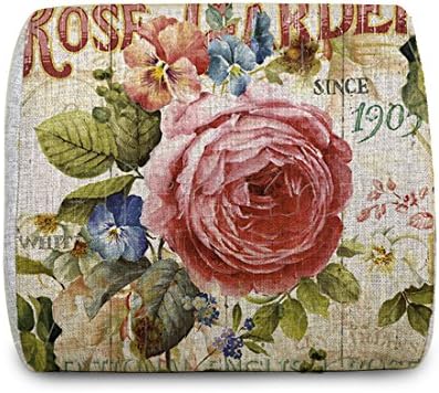 SevenOne Portable Rose Flower High Quality Memory Foam Back Cushion for Car Seats, Office Computer Seats,sofa and Other Chairs