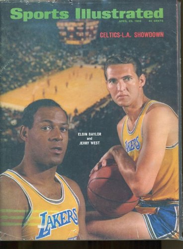 Elgin Baylor Jerry West April 29, 1968 Sports Illustrated Magazine