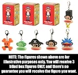Paul Frank ~1" Mini-Figure Zipper Pull Triple Pack (3 Randomly Picked Blind Box Figures)IMAGE