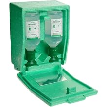 Bel-Art, Scienceware, 248805002, Eye Wash, 0.9% Saline, 2x500ml, Covered Station