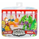 Eigenschaften HASBRO 78195 / MARVEL 2007 - SUPER HERO SQUAD - HUMAN TORCH & ANNIHILUS - OVP