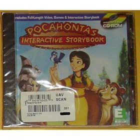 POCAHONTAS: INTERACTIVE STORYBOOK CD-ROM, INCLUDES FULL-LENGTH VIDEO, GAMES & INTERACTIVE STORYBOOK / TO BE USED ON A COMPUTER / WINDOWS & MAC CD-ROM