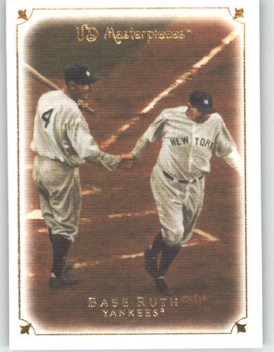 2007 Upper Deck / UD Masterpieces #1 Babe Ruth - New York Yankees (with Lou Gehrig) (Baseball Cards)