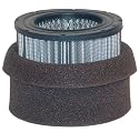Solberg 31P, Replacement Polyester Filter Element with Prefilter, 4-3/4"HT, 3-5/8"ID, 5-3/4"OD, 195 SCFM,4 cpimt